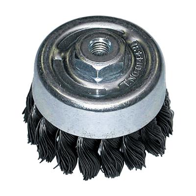 ディスクグラインダー用研磨材 カップブラシシリーズ 鋼線ヒネリカップブラシ-柳瀬株式会社