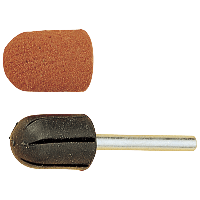 ストレートグラインダー用 (軸付) 研磨材 研磨布紙/不織布 キャップバンド&ドラム (先丸型)-柳瀬株式会社