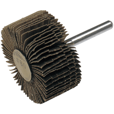 ストレートグラインダー用 (軸付) 研磨材 研磨布紙/不織布 スリット軸付ホイール-柳瀬株式会社