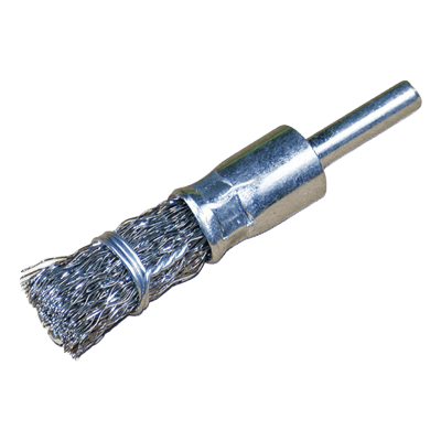 ストレートグラインダー用 (軸付) 研磨材 6mm軸ブラシ ステンレス 軸付エンドブラシ-柳瀬株式会社