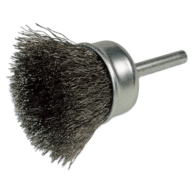 ストレートグラインダー用 (軸付) 研磨材 6mm軸ブラシ ステンレス 軸付カップブラシ-柳瀬株式会社