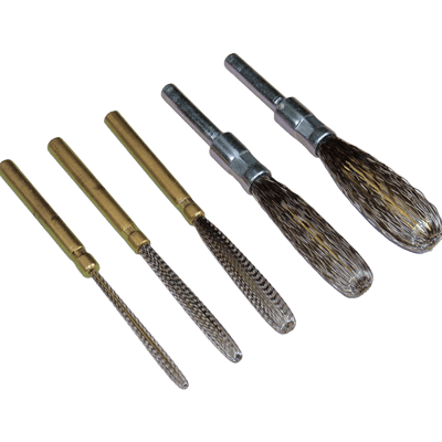 ストレートグラインダー用 (軸付) 研磨材 6mm軸ブラシ バリトリビットソフト-柳瀬株式会社