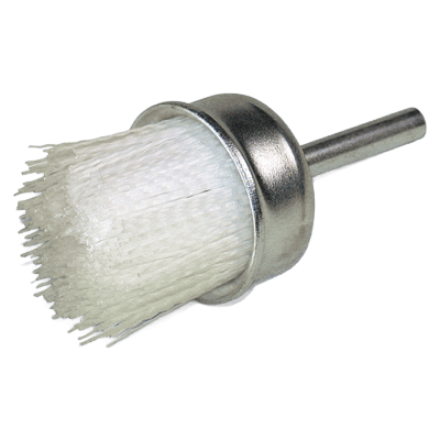 ストレートグラインダー用 (軸付) 研磨材 6mm軸ブラシ ユニロン 軸付カップブラシ-柳瀬株式会社