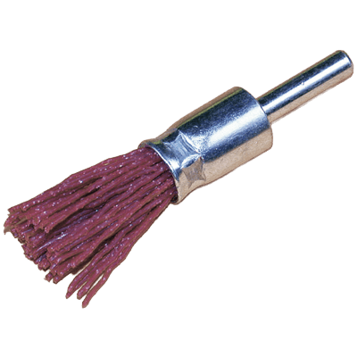 ストレートグラインダー用 (軸付) 研磨材 6mm軸ブラシ ユニロングリット 軸付エンドブラシ-柳瀬株式会社