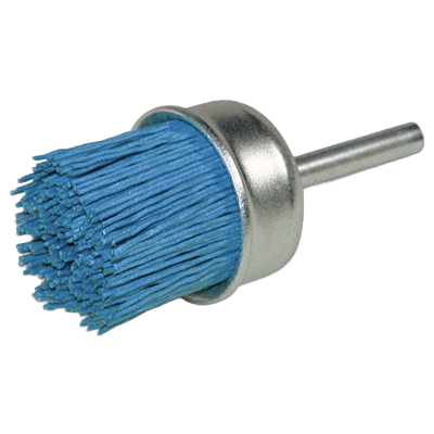 ストレートグラインダー用 (軸付) 研磨材 6mm軸ブラシ ユニロングリット 軸付カップブラシ-柳瀬株式会社