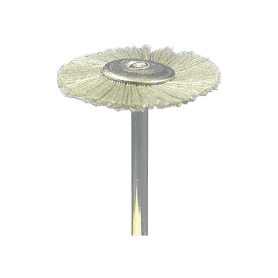 ストレートグラインダー用 (軸付) 研磨材 ミニチュアブラシ 精密ブラシ・ダイヤ砥粒入りユニロン ホイール型-柳瀬株式会社