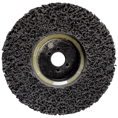 ディスクグラインダー用研磨材 ネジ取り付けシリーズ ユニロンブラックベベル-柳瀬株式会社