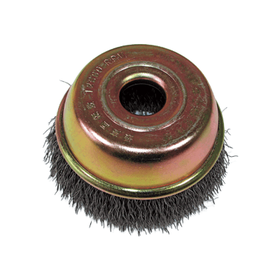 ディスクグラインダー用研磨材 カップブラシシリーズ エアー用鋼線カップブラシ-柳瀬株式会社