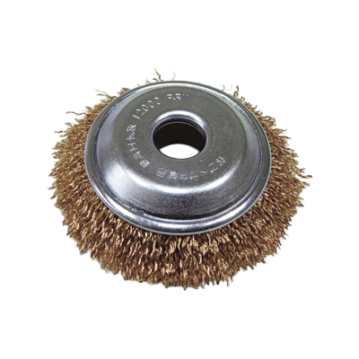 ディスクグラインダー用研磨材 カップブラシシリーズ エアー用鋼線メッキベベルブラシ-柳瀬株式会社