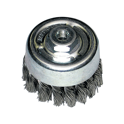 ディスクグラインダー用研磨材 カップブラシシリーズ ステンレスヒネリカップブラシ-柳瀬株式会社
