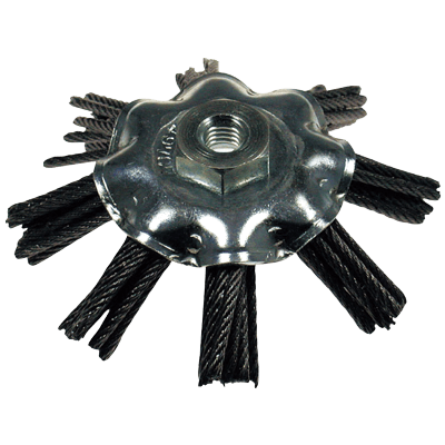 ディスクグラインダー用研磨材 カップブラシシリーズ タコブラシ-柳瀬株式会社