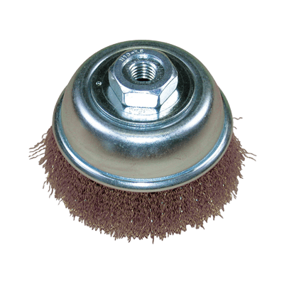 ディスクグラインダー用研磨材 カップブラシシリーズ 真鍮カップブラシ-柳瀬株式会社