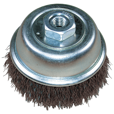 ディスクグラインダー用研磨材 カップブラシシリーズ 鋼線カップブラシ-柳瀬株式会社
