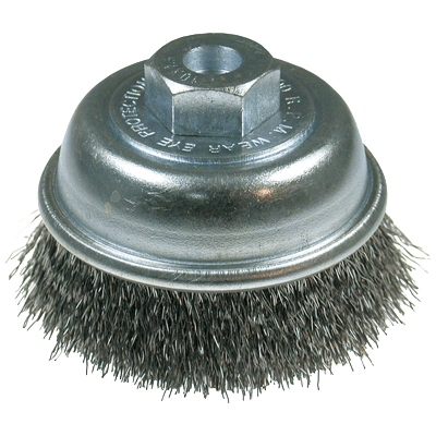 ディスクグラインダー用研磨材 カップブラシシリーズ 鋼線カップブラシ Eタイプ-柳瀬株式会社