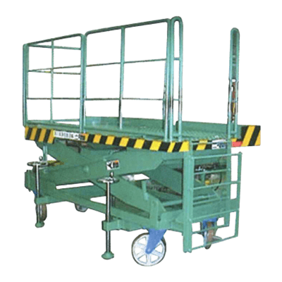 特別仕様リフトテーブル 手押走行式 KTL-1226-10-03P-有限会社トーシン設備