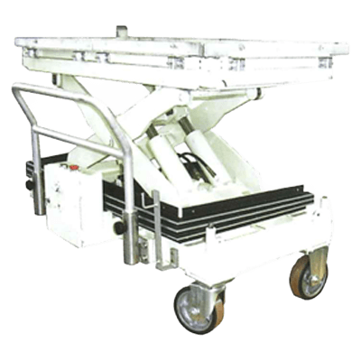 特別仕様リフトテーブル 手押走行式 K-2008SP-有限会社トーシン設備