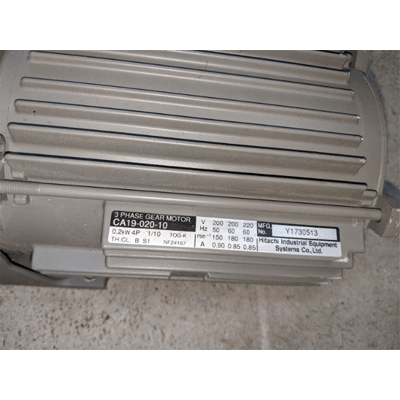 日立 ギヤードモーター CA19-020-10 200V 4P 0.2kw-株式会社FORT