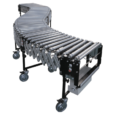 トラックターミナルの入出荷ソリューション トラッキュレータシリーズ ジャバラ式伸縮コンベヤ-株式会社メイキコウ