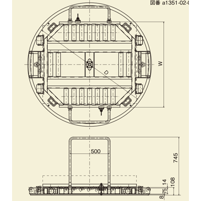 グラビティコンベヤシリーズ TT-T型低床式ターンテーブル (手動式) ／低床H100mm-株式会社メイキコウ