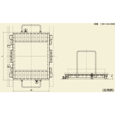 グラビティコンベヤシリーズ TR-T型低床式トラバーサ (手動式)-株式会社メイキコウ