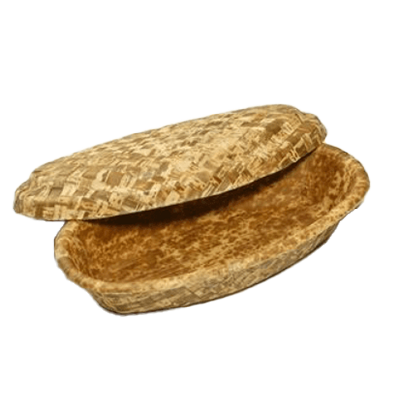 食品容器 竹皮アジロプレス容器-株式会社松本