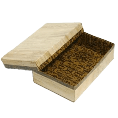 食品容器 白竹皮ハイブリット容器 竹皮貼タイプ-株式会社松本