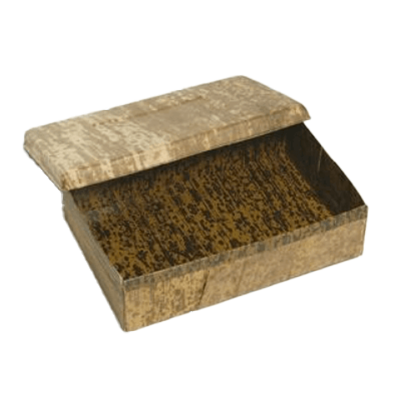 食品容器 ハイブリッド容器 竹皮プレス (蓋のみプレス)-株式会社松本