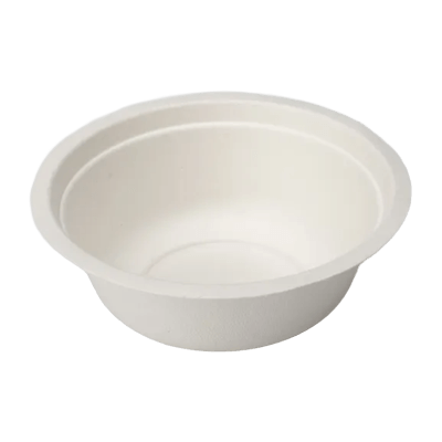 PFAS フリーの卸売生分解性サラダ食品容器 サトウキビ パルプモールド バガス ボウル L026B-GeoTegrityInternational