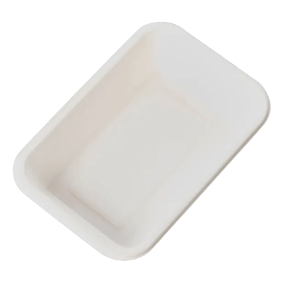 バガスランチボックス卸売蓋付き生分解性食品パルプトレイ T056-GeoTegrityInternational