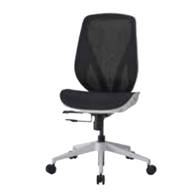 オフィスチェア メッシュ LAP White Model / Office Chair 肘無 LAP-WM54 BK-井上金庫販売株式会社