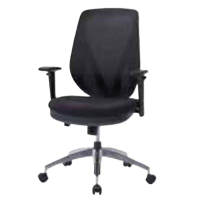 オフィスチェア メッシュ LAP / Office Chair 肘付 アルミ脚-井上金庫販売株式会社