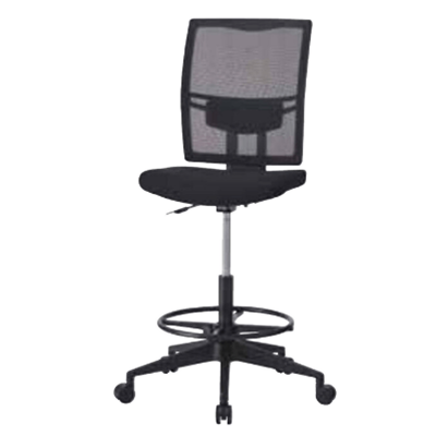 オフィスチェア メッシュ KSQ / Office Chair 肘無 ハイタイプ-井上金庫販売株式会社