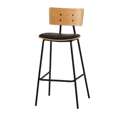 ミーティングチェア ハイスツール SNFH / High Stool クッション付 SNFH-73-井上金庫販売株式会社