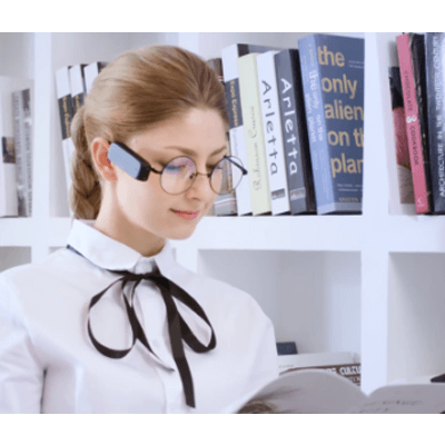 メガネ装着型音声読書器 エンジェルビジョングラスリーダー-株式会社システムギアビジョン