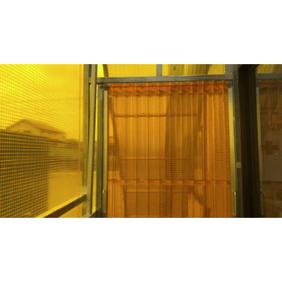 網入り透明ビニール 防虫オレンジ ET-4180-平林シート株式会社