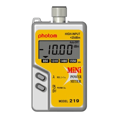 光ファイバー測定器 Photom 光パワーメータ 219-株式会社カワミツ