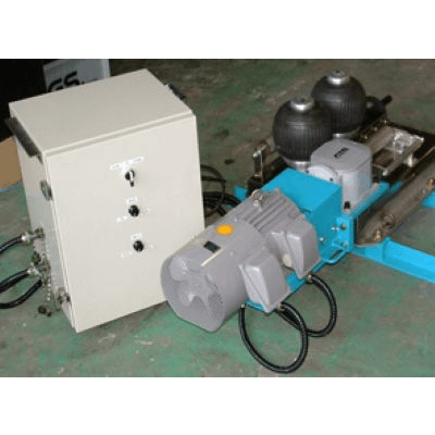 鉄道ケーブル工事 中間送出し装置 実証試験機 BR1802-株式会社カワミツ