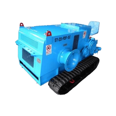 架線用 自走式緊線ウインチ ST-23-PDF-3C-株式会社カワミツ