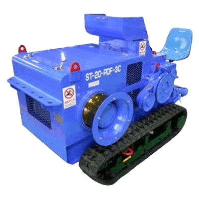 架線用 自走式緊線ウインチ ST-20-PDF-3C-株式会社カワミツ