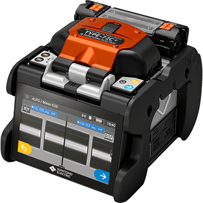 コア直視型光ファイバ融着接続機 TYPE-72C+-株式会社カワミツ