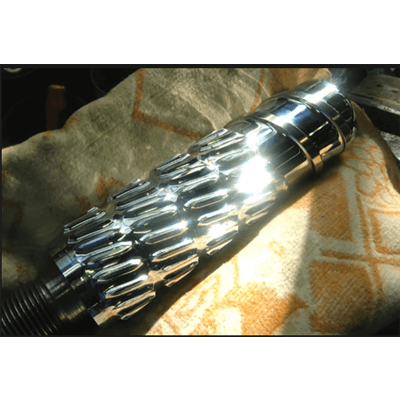 押出成形機、射出成形機用スクリュー φ115ミキシングヘッド-有限会社マルイ製作所