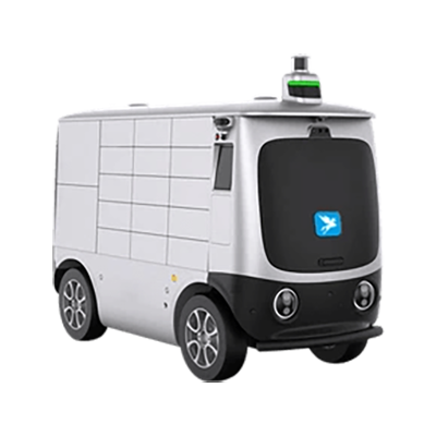 無人の自動販売車 無人の自動販売車-Alpha Robotics株式会社