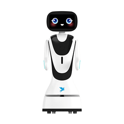 AIサービスロボット ショッピングモールコンシェルジュロボット-Alpha Robotics株式会社