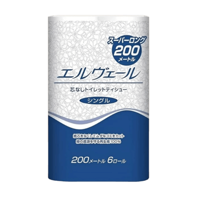 エルヴェール トイレットティシュー シングル200m-株式会社MEDIALPHAPLUS