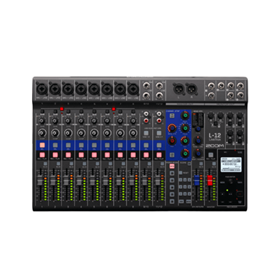 デジタルミキサー/MTR 12chミキサー&マルチトラックレコーダー LiveTrak L-12-株式会社ズーム