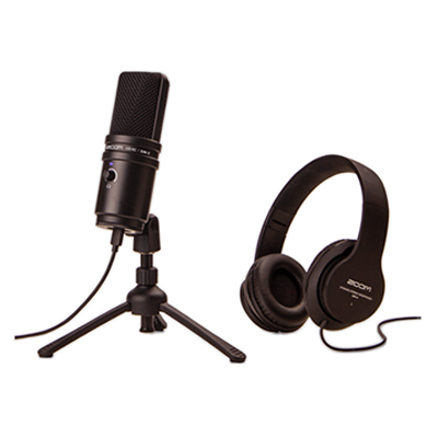 マイクロフォン USBポッドキャスト用マイクパック ZUM-2PMP USB Podcast Mic Pack-株式会社ズーム