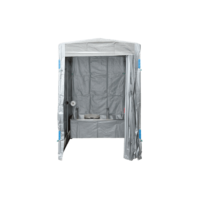 災害用トイレ 「ドント・コイシリーズ」 マンホール方式 洋式 ユニバーサル-株式会社ハマネツ