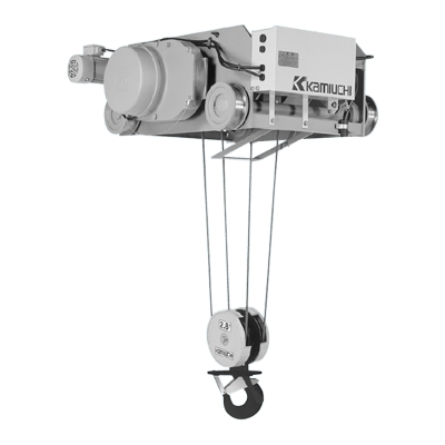 S形ホイストシリーズ ダブルレール形・電動横行-株式会社神内電機製作所