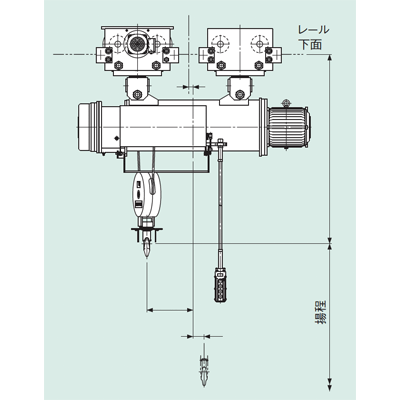 R形ホイストシリーズ 長揚程形ホイスト-株式会社神内電機製作所