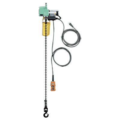 こんなとこでも、あんなとこでも、スイッチ1つで大活躍 ホームホイスト KL-1E形-株式会社神内電機製作所